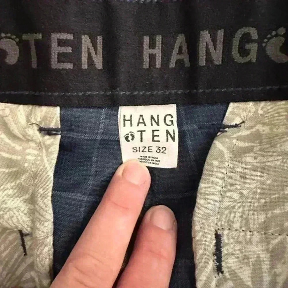 Hang Ten Blue Mens Short Size 32 - Picture 3 of 3